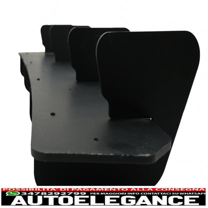 Splitter estensione paraurti posteriore per diffusore adatto a vw golf 7.5 facelift gti (2017-2020) nero