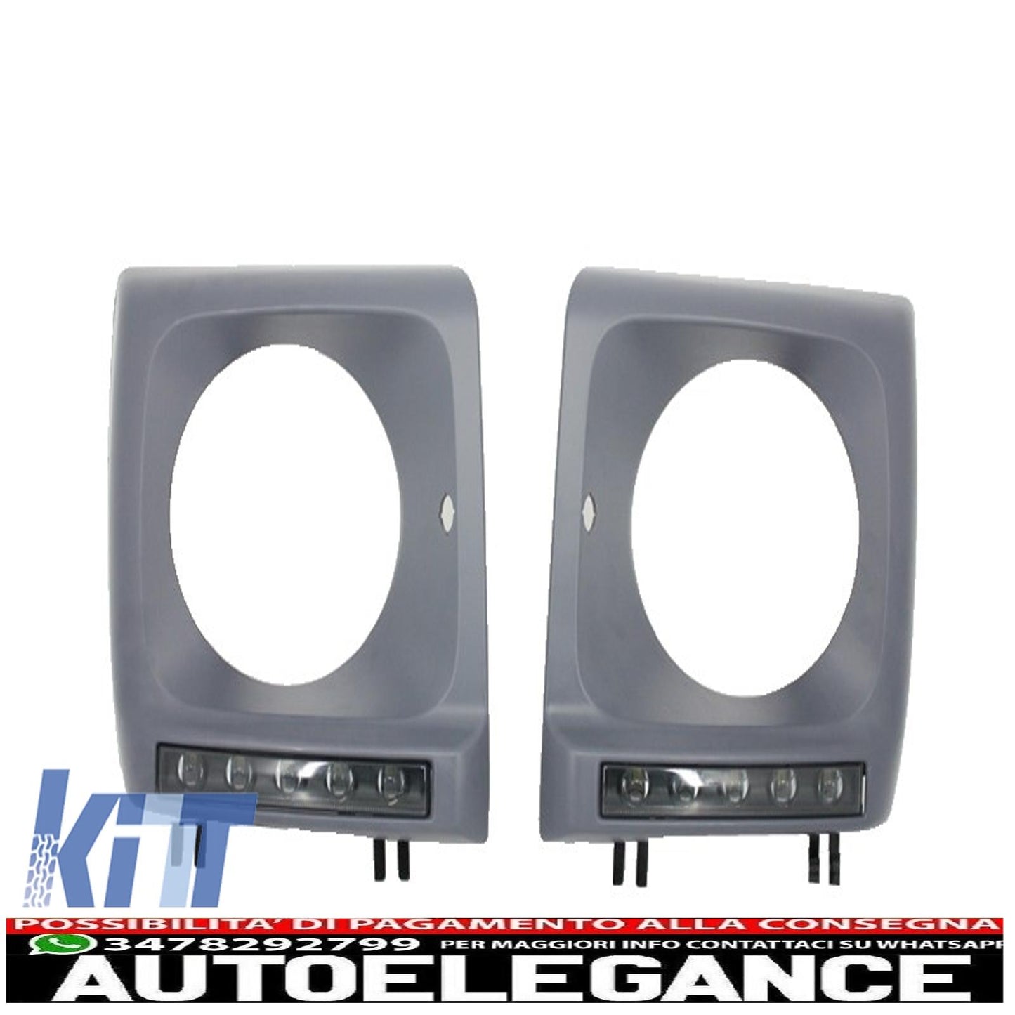 Complete conversion retrofit body kit with tailpipes suitable for mercedes g-class w463 (1989-2018) g63 g65 design 