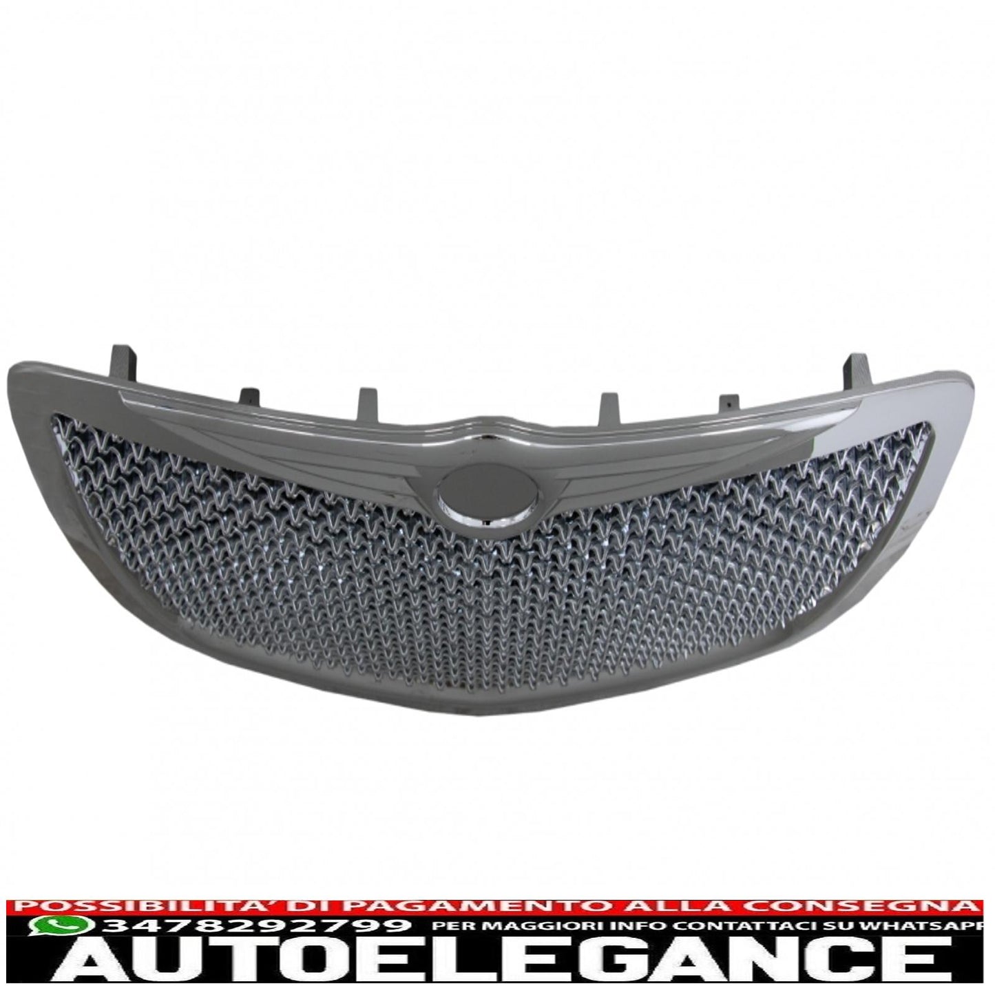 griglia anteriore adatta per chrysler 300c berlina avant (2004-2010) bentley look edizione cromata