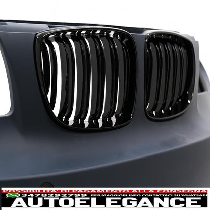 front bumper suitable for bmw 1 series e81 e82 e87 e88 (2004-2011) design 1m with sra pdc 