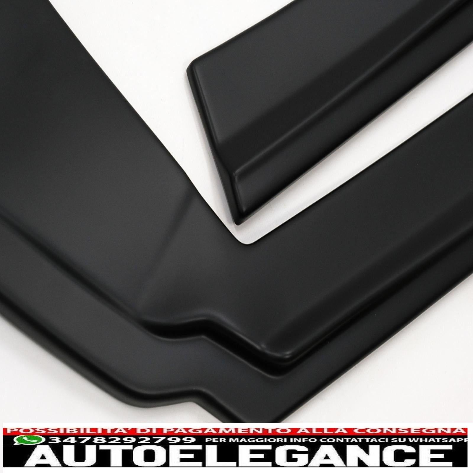 Alette sdoppiatori laterali paraurti posteriore adatte per alfa romeo giulia 952 (2016-2021) nero AUTOELEGANCERICAMBI