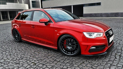 UNDER SKIRTS SUITABLE FOR AUDI A3 8V SPORTBACK 2012-2020 SLINE S3 GLOSS BLACK