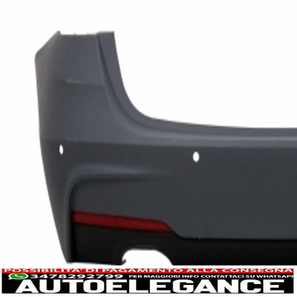 kit carrozzeria completo adatto per bmw serie 3 touring f31 (2011-up) design m-technik con terminali di scarico acs-design