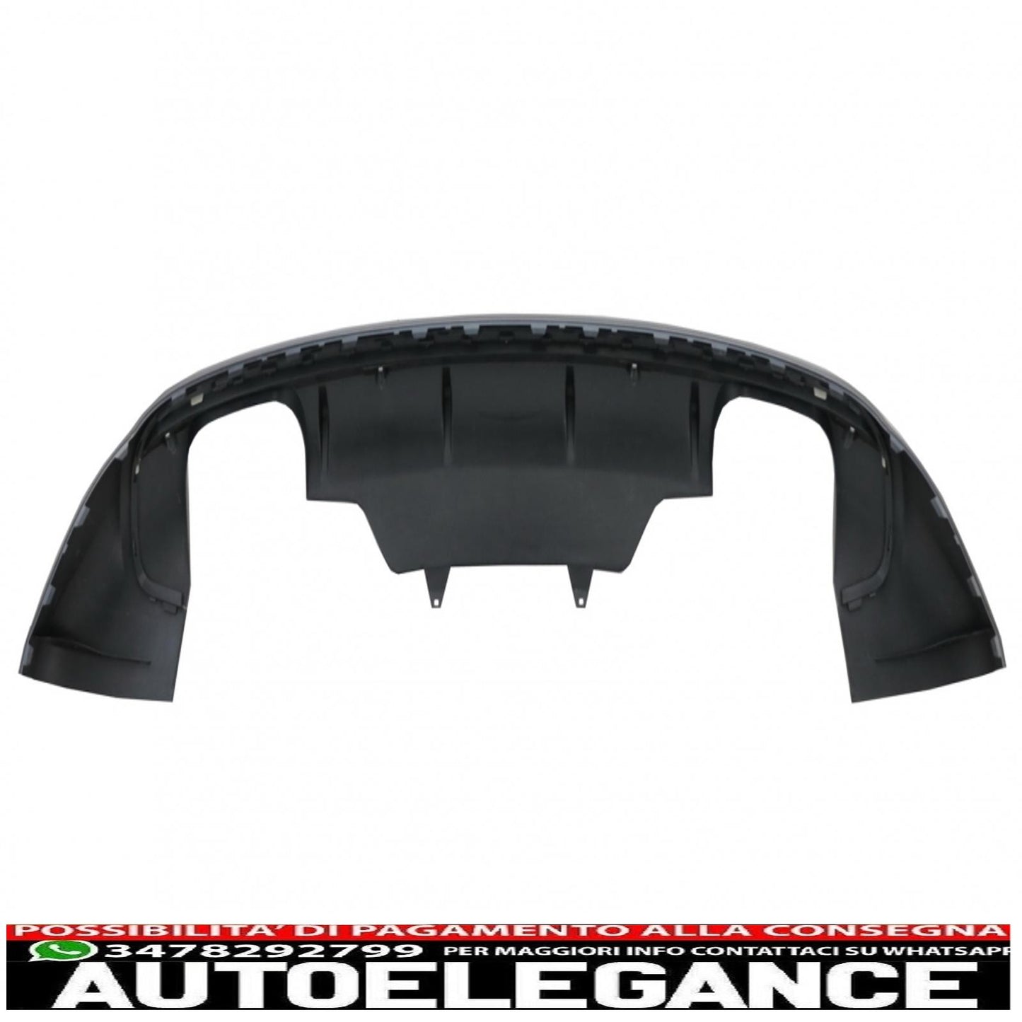 paraurti posteriore spoiler mantovana diffusore doppia uscita adatto per audi q5 8r facelift (2013-2016) paraurti standard se