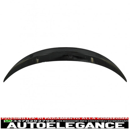 Trunk Spoiler Suitable for BMW X6 F16 (2015-up) Sporty Design Piano Black 