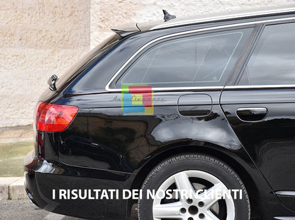 SPOILER TETTO ADATTO PER AUDI A6 C6 4F 2004-2011 LOOK S6 GREZZO