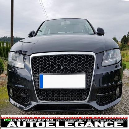 Copri fendinebbia griglie laterali adatto per audi a4 b8 8k (2007-2011) s4 design black edition AUTOELEGANCERICAMBI