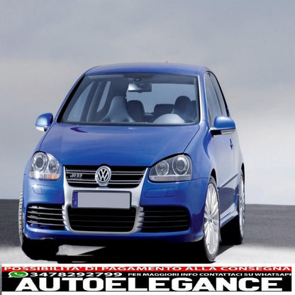 griglia anteriore adatta per vw golf 5 v (2003-2009) r32 design cromata