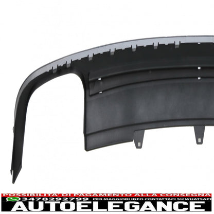 Diffusore mantovana paraurti posteriore adatto per audi a5 8t 4d sportback s-line non facelift (2007-2011) s5 design
