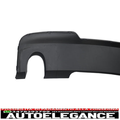 diffusore di scarico singolo a doppia uscita adatto per bmw serie 5 f10 f11 (2011-2017) design m-technik