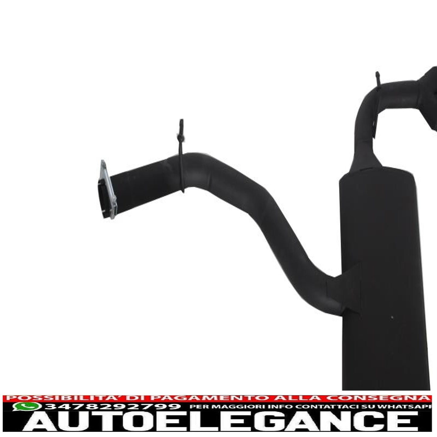 complete exhaust system suitable for vw golf 7 vii (2013-2017) r design 