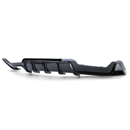 SPOILER POSTERIORE PARAURTI M4 DIFFUSORE NERO LUCIDO BMW 4 F32 F33 F36 ABS TOP 0