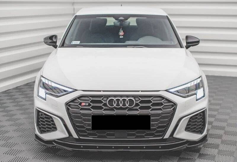 SPLITTER ANTERIORE ADATTO PER AUDI A3 S3 8Y 2020+ LOOK SPORTIVO