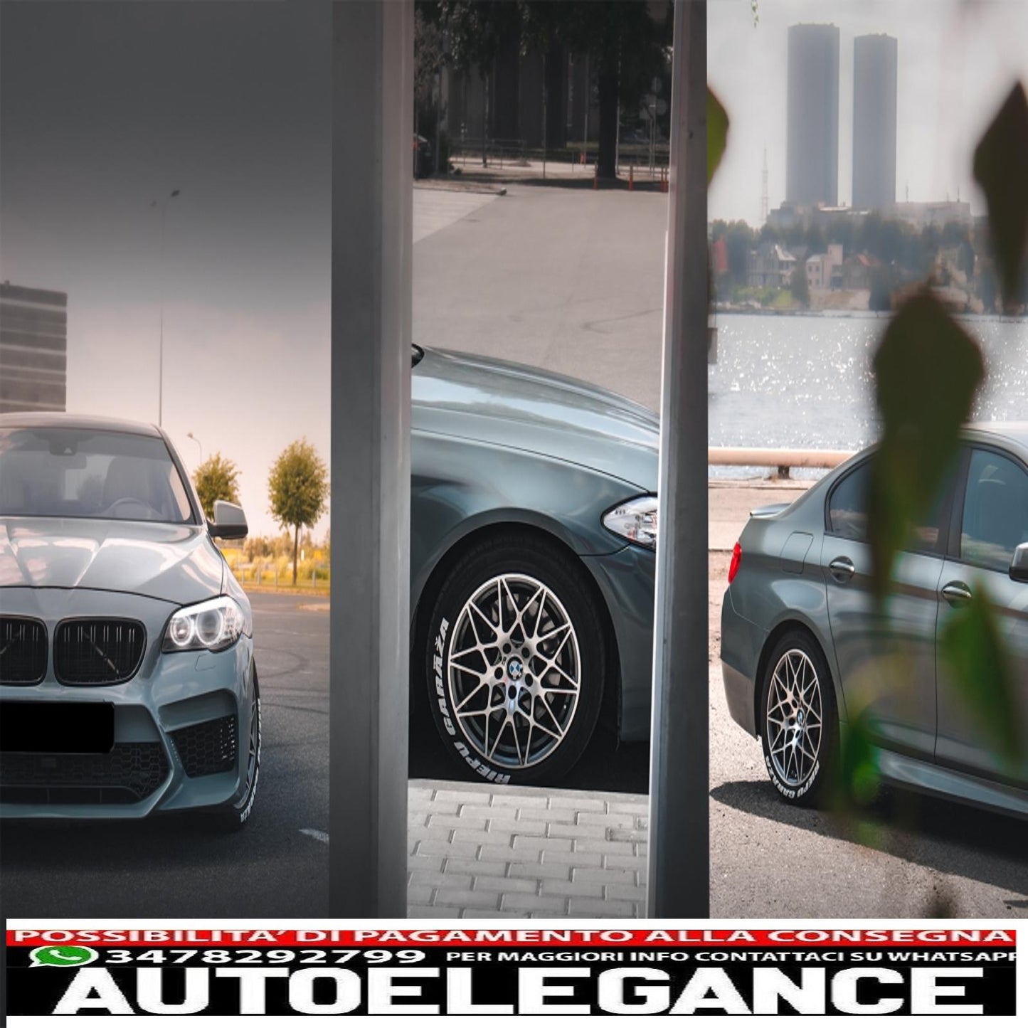 Rear bumper suitable for bmw 5 series f10 (2011-2017) m5 design