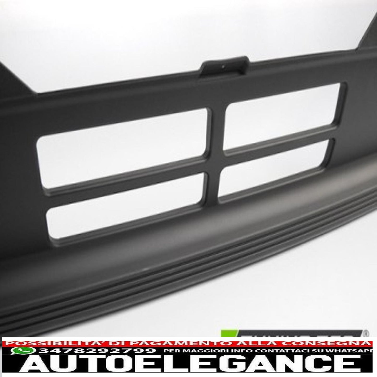 Sport Style Front Bumper + Fog Lamp For BMW E30 82-90 