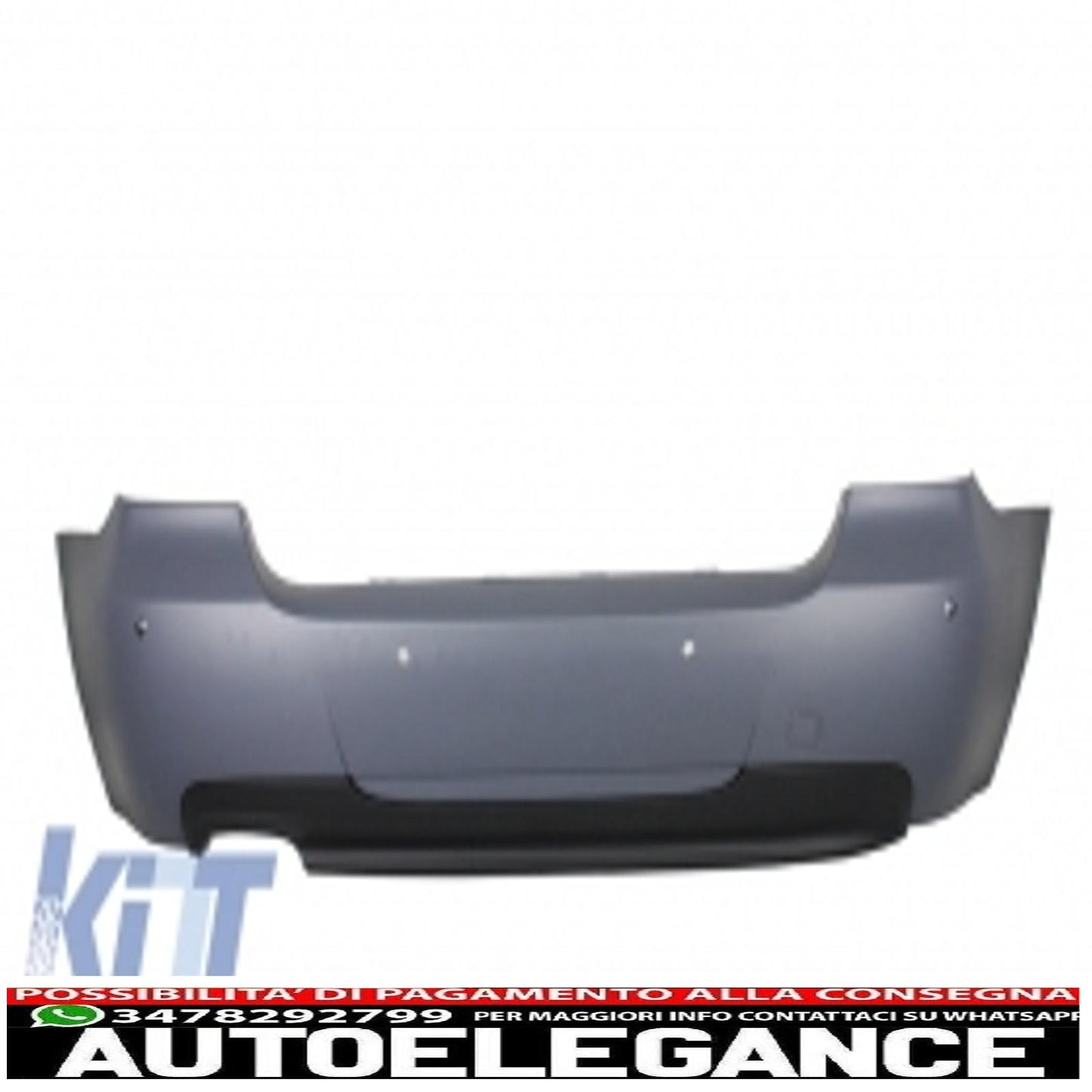 body kit suitable for bmw 3 series touring e91 (2005-2008) m-technik design with acs-design exhaust tips