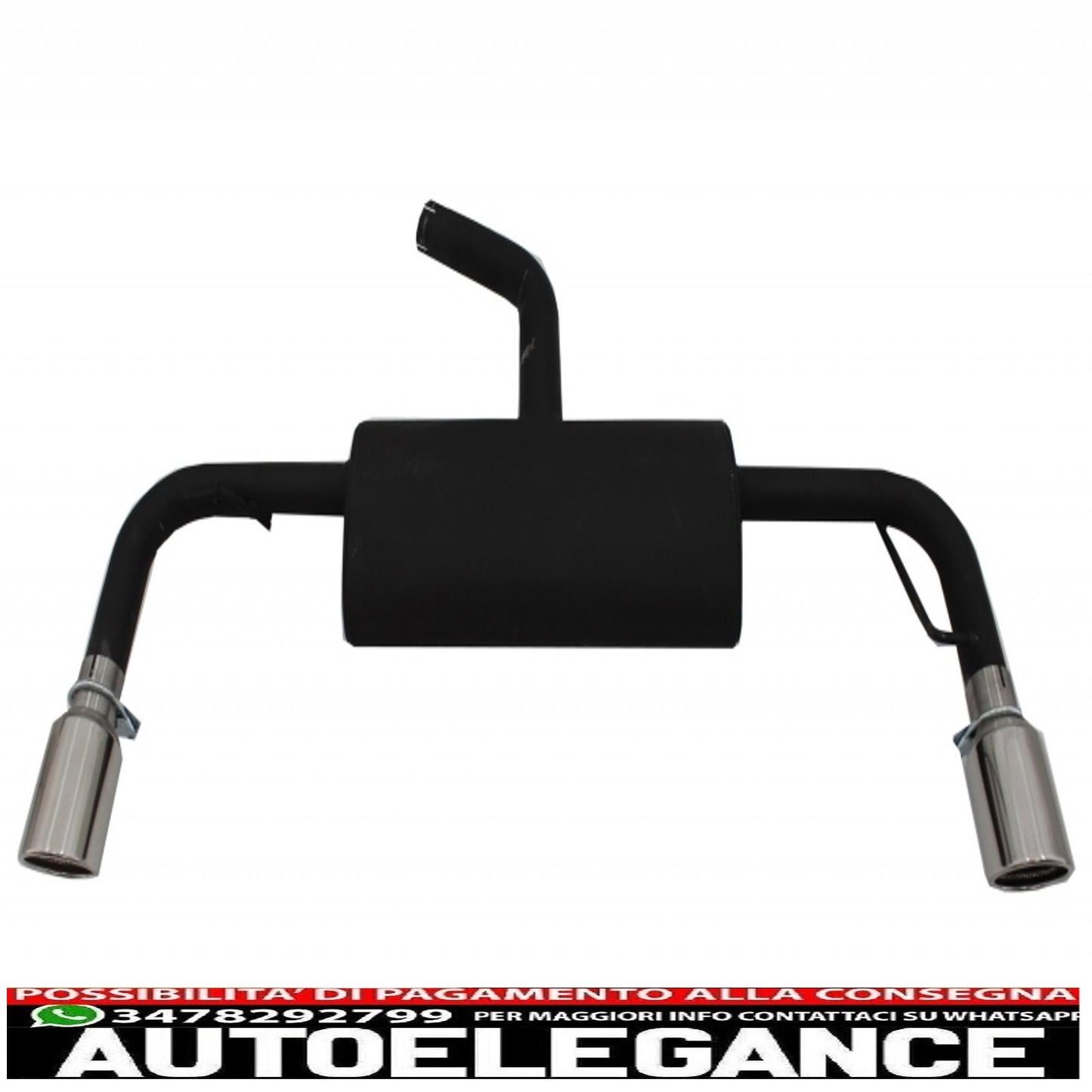 paraurti posteriore adatto per vw golf 6 vi (2008-2012) con impianto di scarico completo e fanali posteriori full led design gti rosso ciliegia