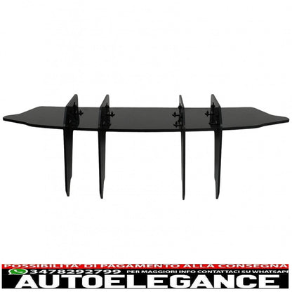 Estensione paraurti posteriore per diffusore adatta per mercedes classe A w177 hatchback a45 s (2018-up) nero