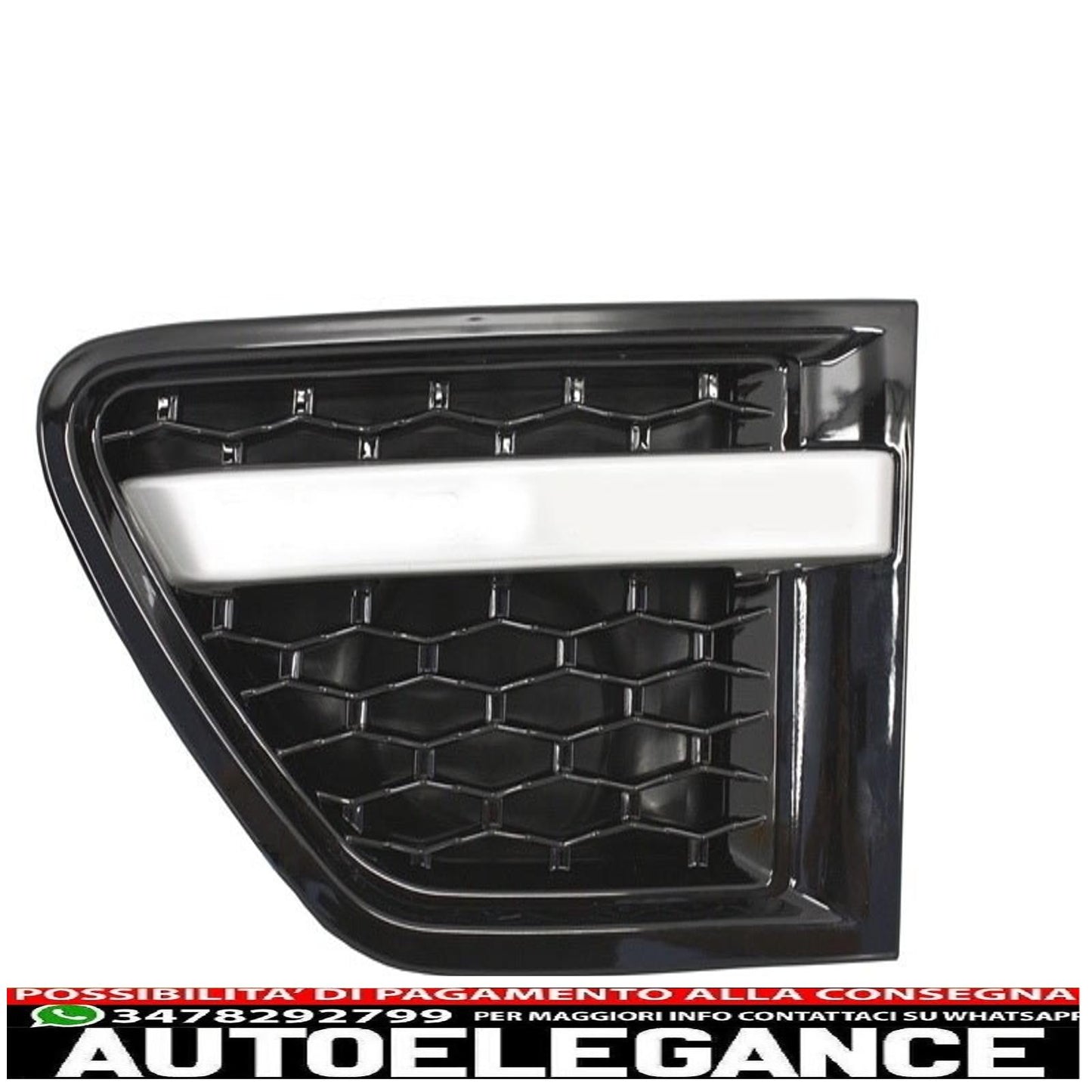 central grille and side air intakes group suitable for land rover sport l320 restyling (2009-2013) autobiography look all black edition