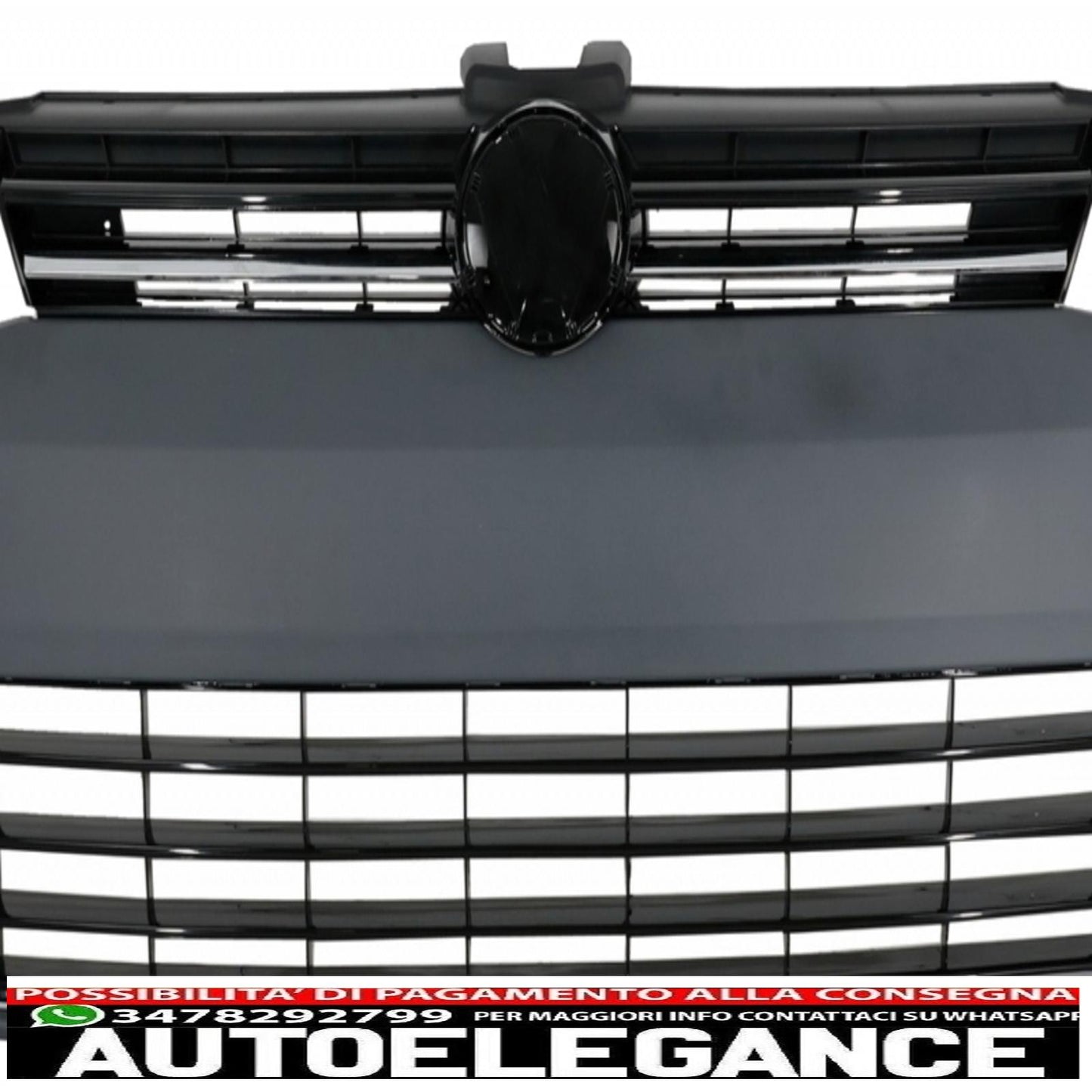 front bumper with led headlights dynamic sequential cornering lights suitable for vw golf vii 7 (2013-2017) r-line look