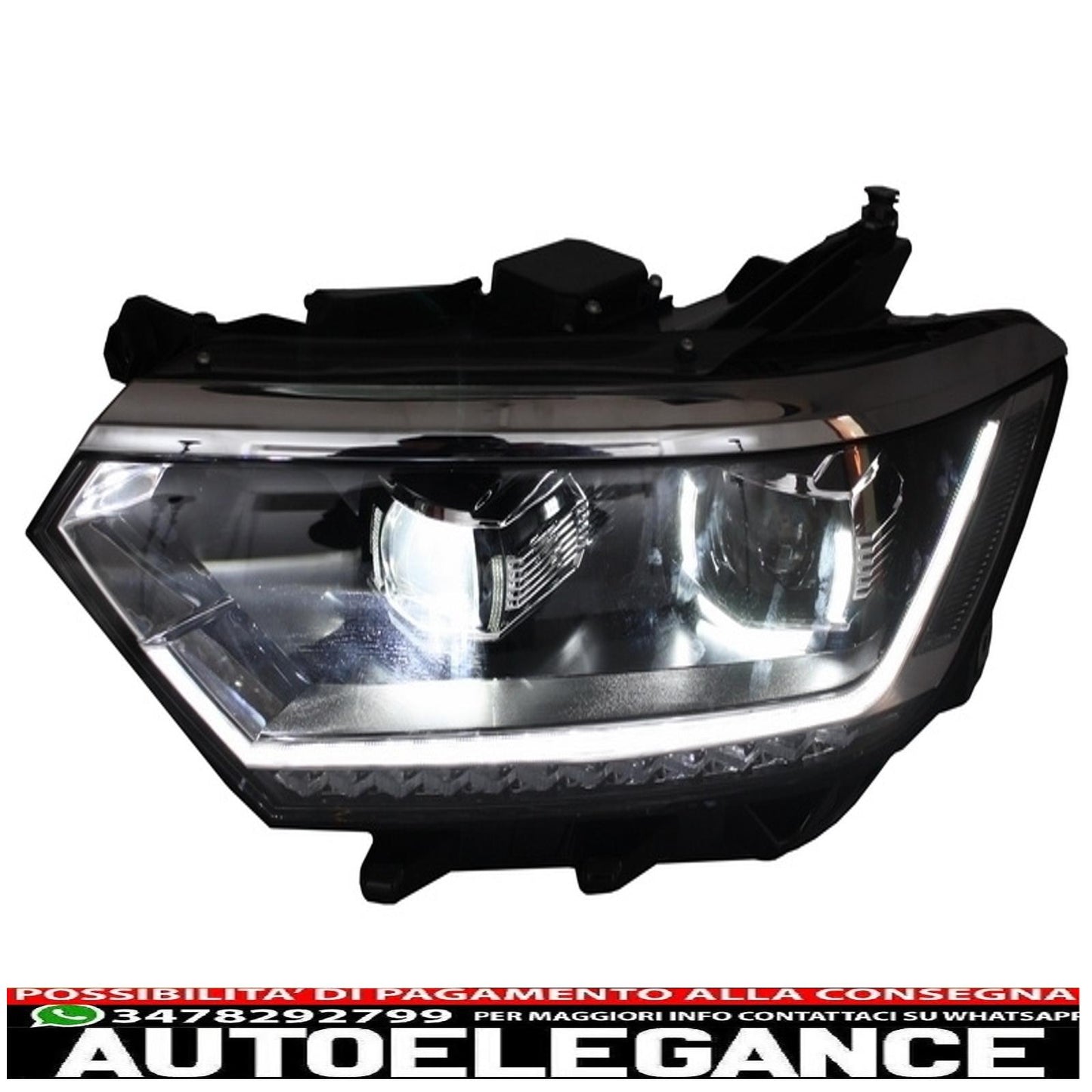 full led headlights with led rear lights suitable for vw passat b8 3g (2014-2019) matrix r line with sequential dynamic cornering lights