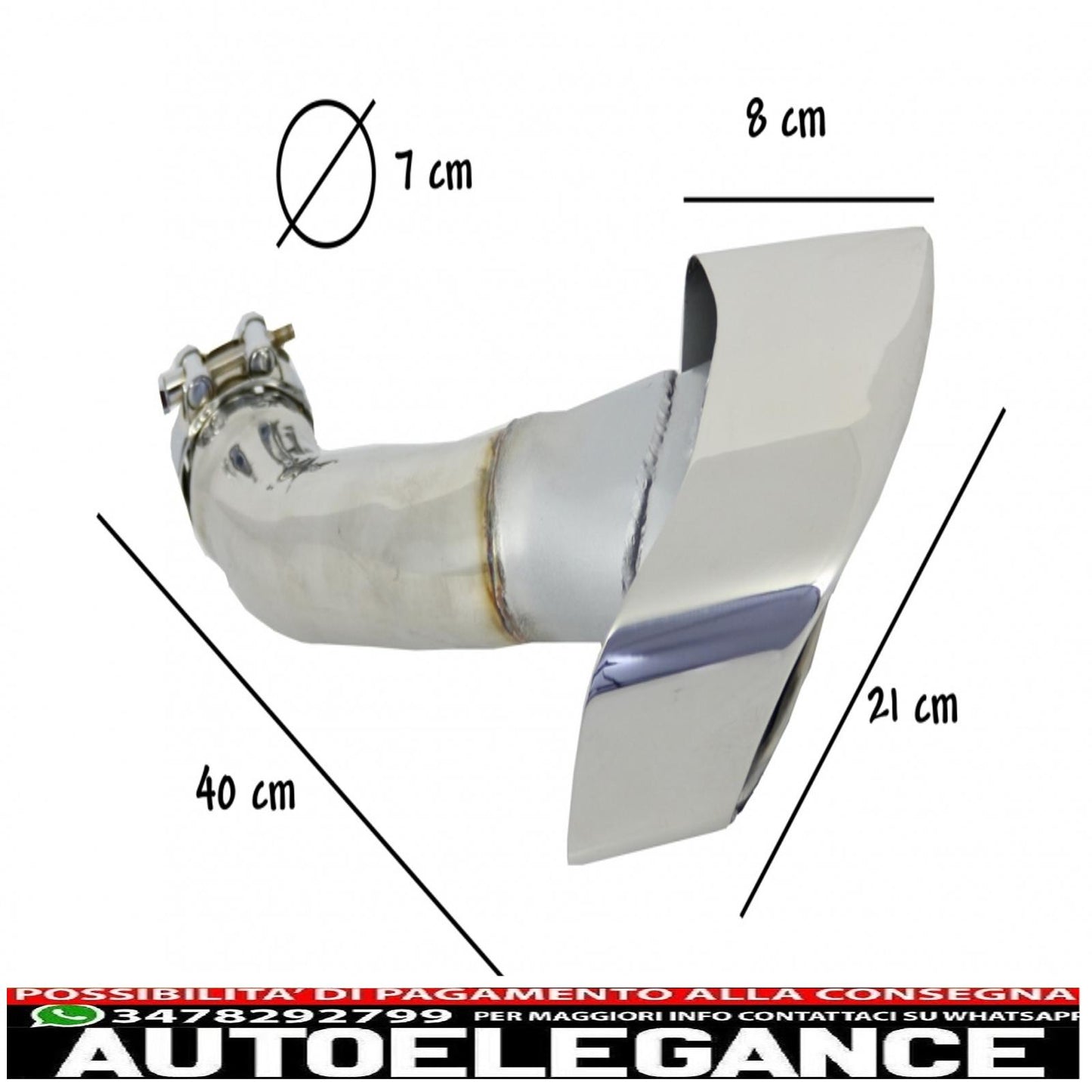 Exhaust muffler tips suitable for bmw x6 e71 (2008-2014) v8 design
