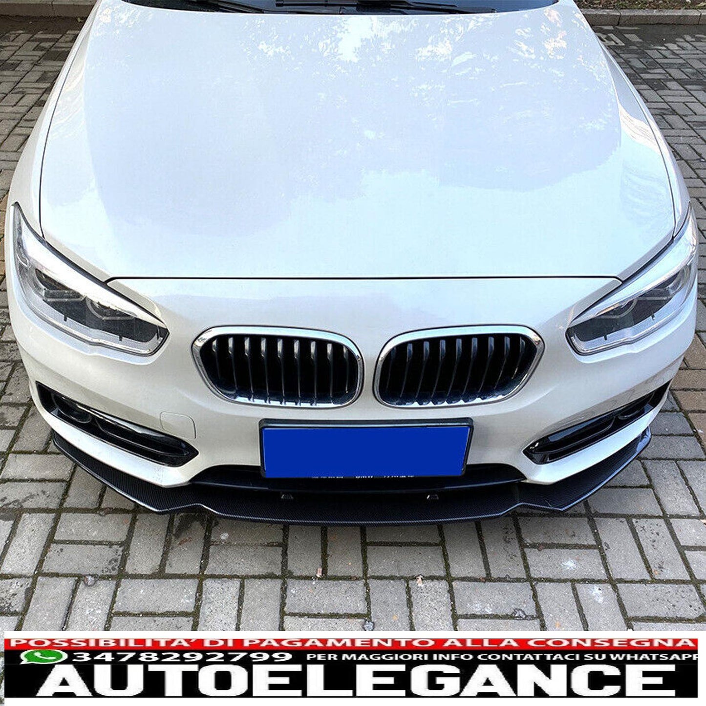 front spoiler spoiler lip spoiler suitable for bmw 1 series f20 f21 lci glossy black...-show original titleoriginal textfrontspoiler spoilerlippe spoiler fits for bmw 1er f20 f21 lci glanz schwarz...