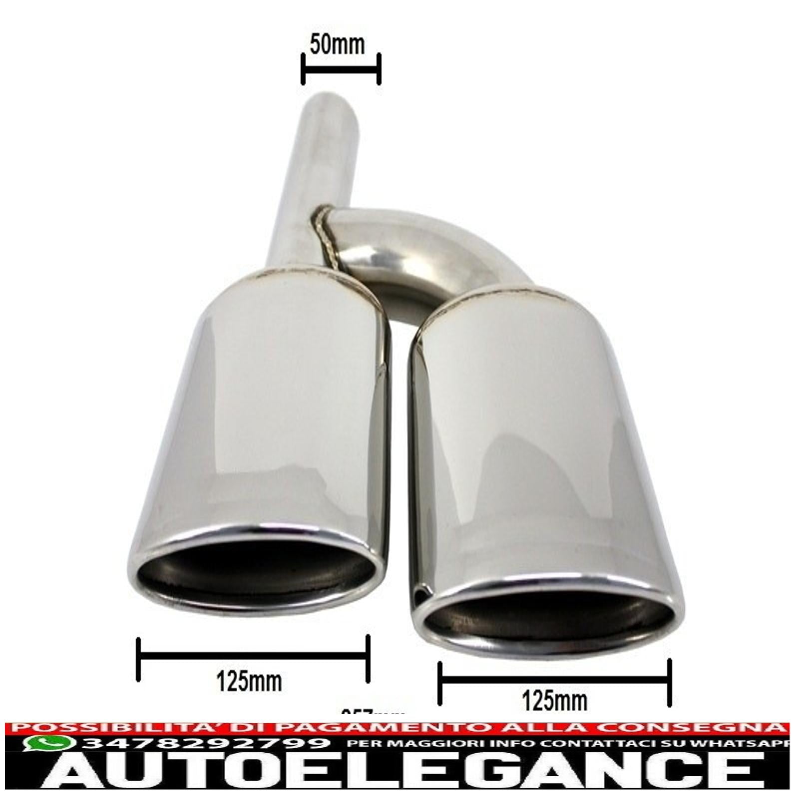 Consigli per silenziatore di scarico adatti per mercedes w204 w211 w203 r171 w219 w221 w463 c63 e63 s63 g63 design AUTOELEGANCERICAMBI