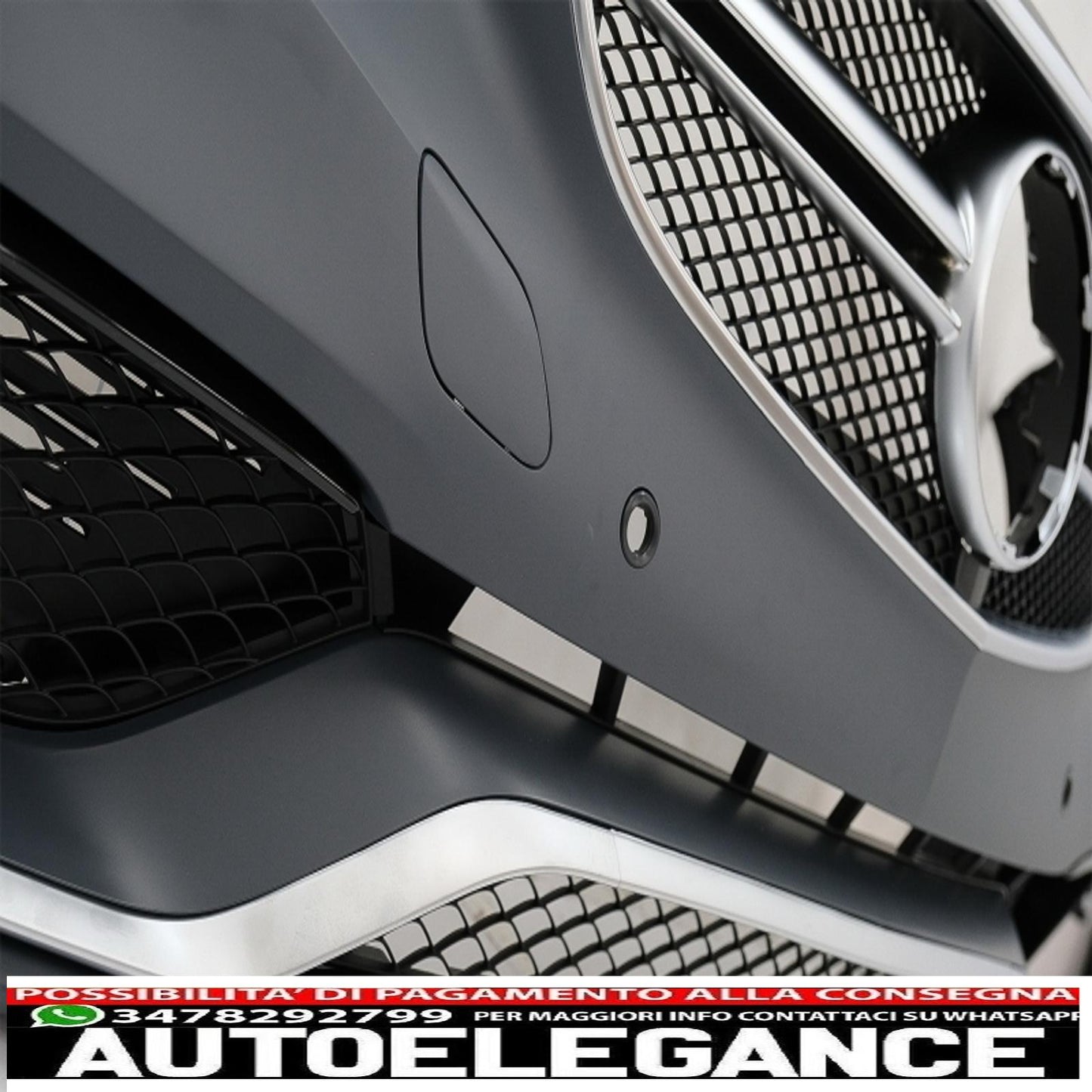 complete body kit with black exhaust tips suitable for mercedes e-class w212 facelift (2013-2016) design e63 