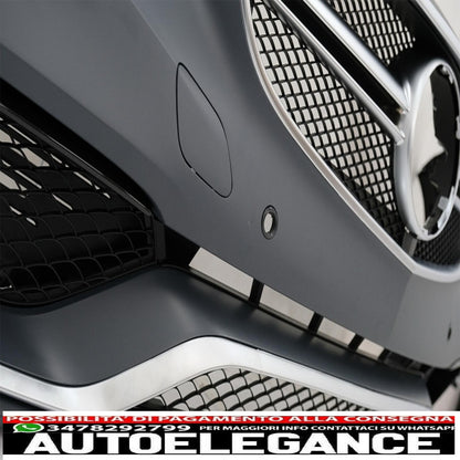 complete body kit with black exhaust tips suitable for mercedes e-class w212 facelift (2013-2016) design e63 