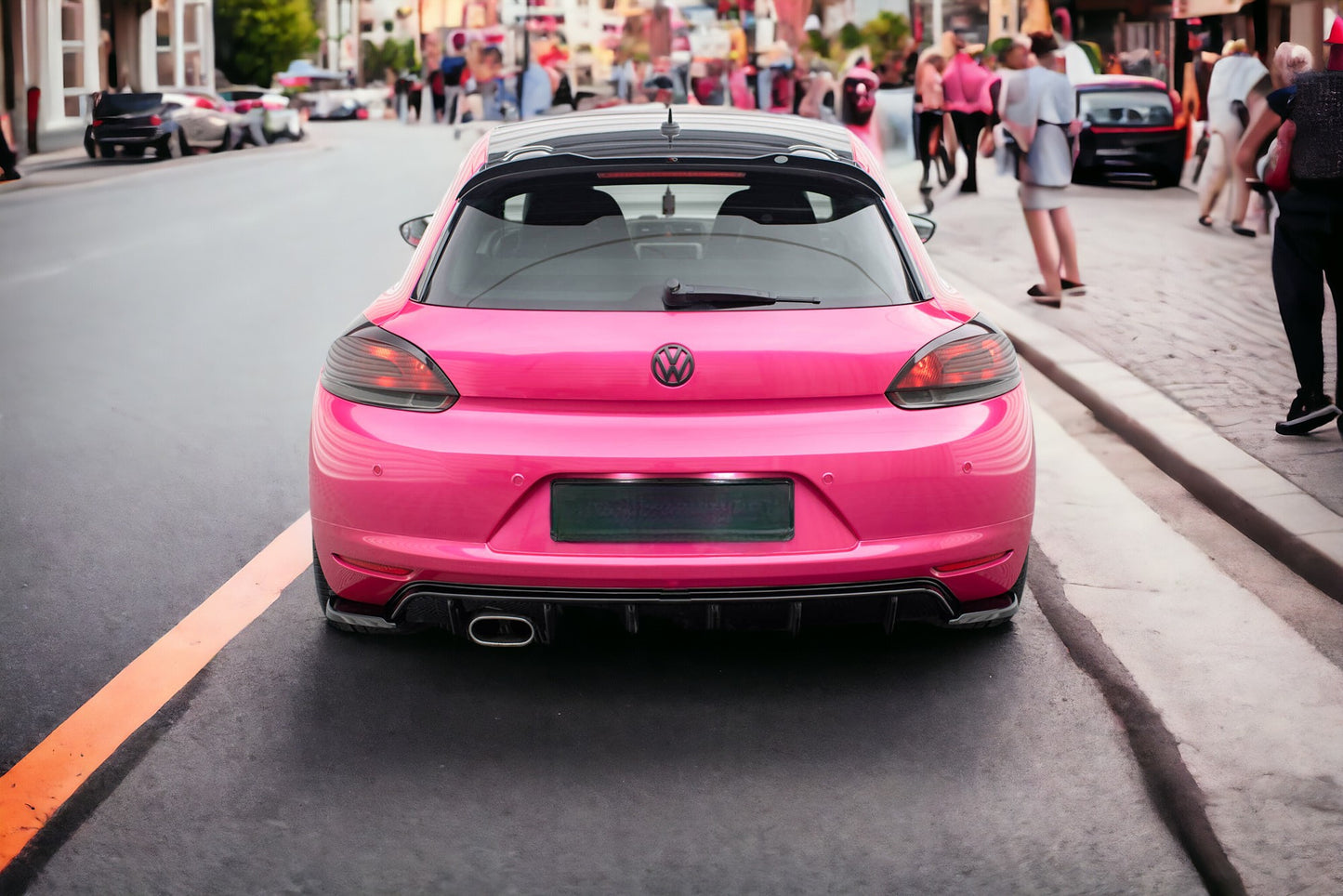 DIFFUSORE ADATTO PER V.1 VOLKSWAGEN SCIROCCO MK3
