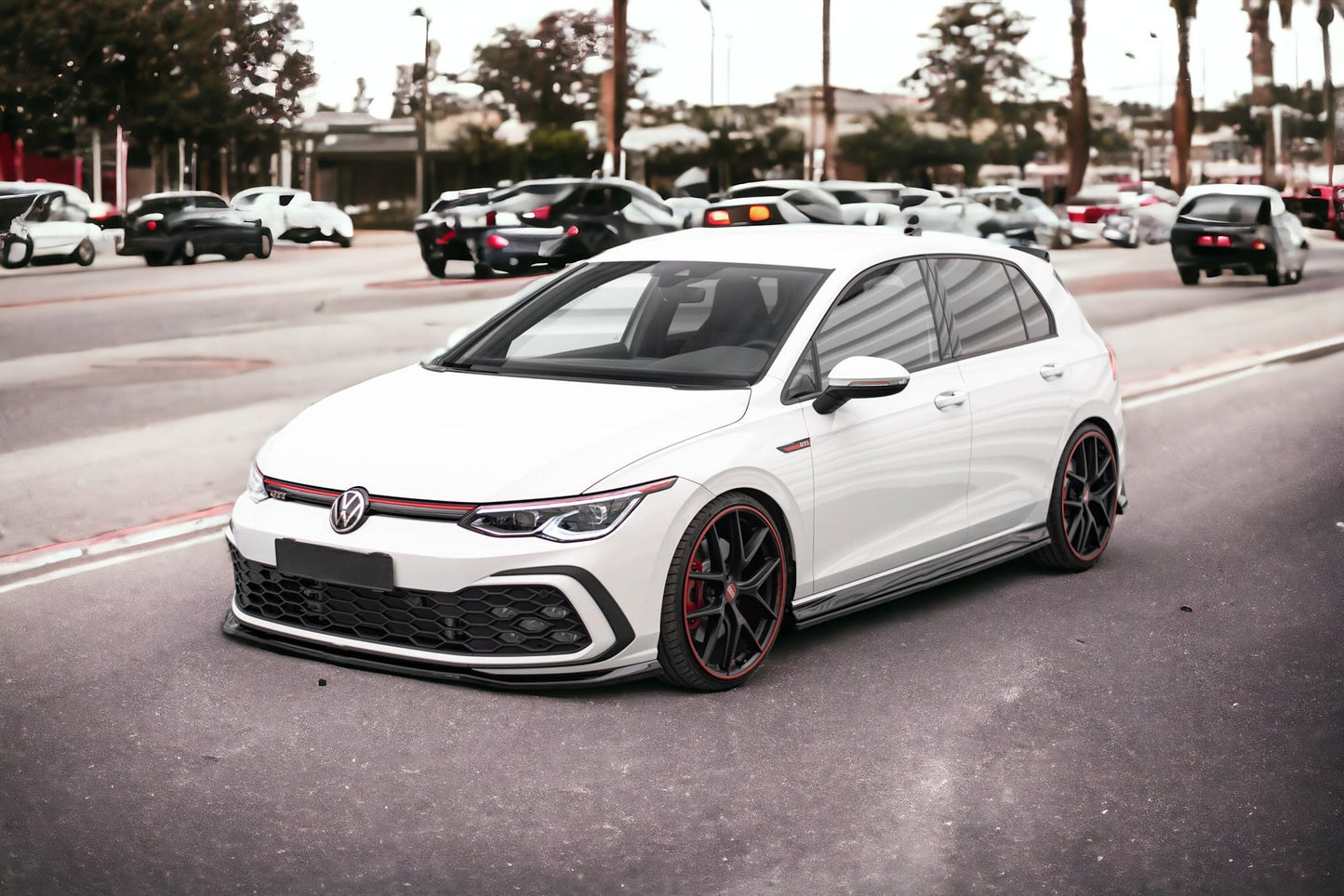 MINIGONNE LATERALI DIFFUSORI V.4 VOLKSWAGEN GOLF GTI / GTE / GTI CLUBSPORT