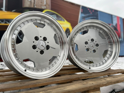 Suitable for Mercedes SL 17 inch 5x112 PERFORMA 25 AMG Monobloc Deep Dish Wheels 