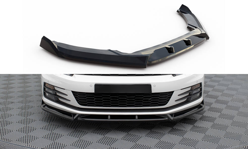 FRONT SPLITTER SUITABLE FOR V.2 VOLKSWAGEN SCIROCCO MK3 FACELIFT 