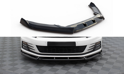 FRONT SPLITTER SUITABLE FOR V.2 VOLKSWAGEN SCIROCCO MK3 FACELIFT 