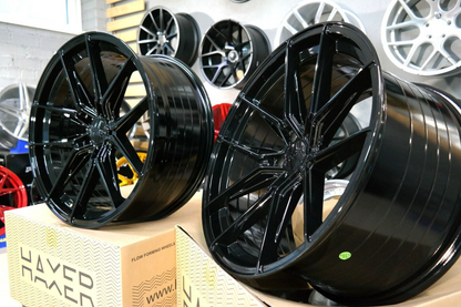 ADATTO per BMW 5 7 G Serie Audi Mercedes CERCHI IN LEGA 22 inch 5x112 HAXER HX036