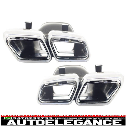 kit carrozzeria completo adatto per mercedes classe c w205 berlina (2014-2018) con griglia anteriore c63 a-design