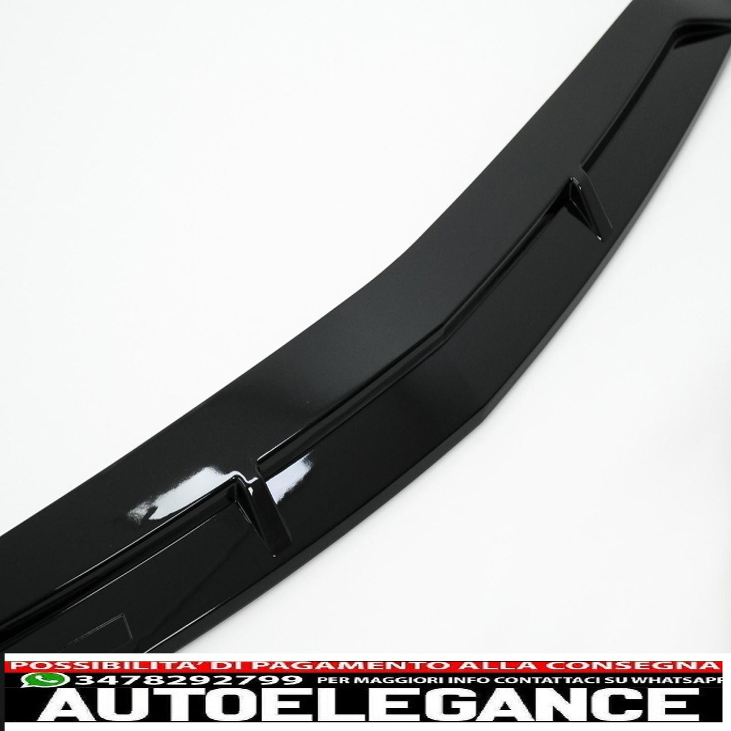 Front Bumper Spoiler Lip Fit For Mercedes A Class W177 V177 (2018-up) Piano Black