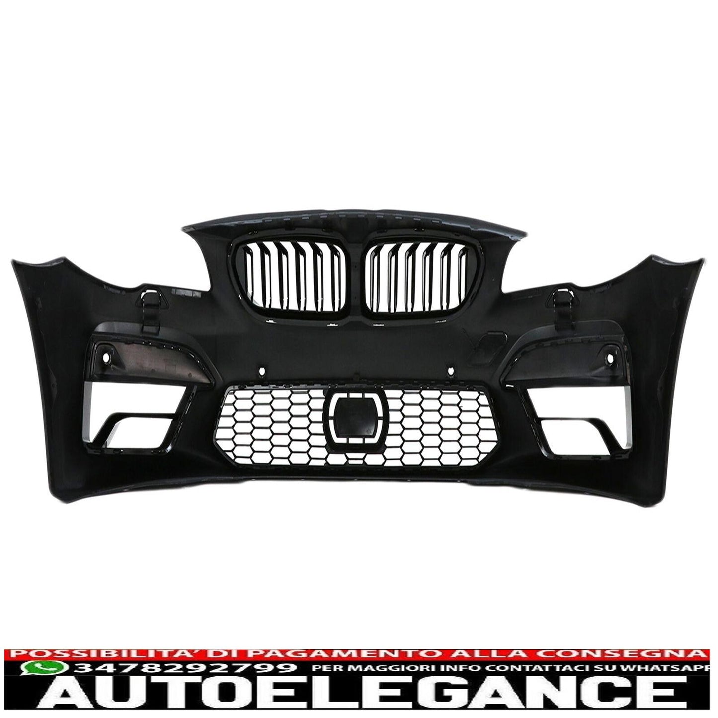 Front Bumper Grille for BMW 5 Series F10 F11 2011-2017 M5 2020 Look-show original titleOriginal textFrontstoßstange Gitter für BMW 5er F10 F11 2011-2017 M5 2020 Look