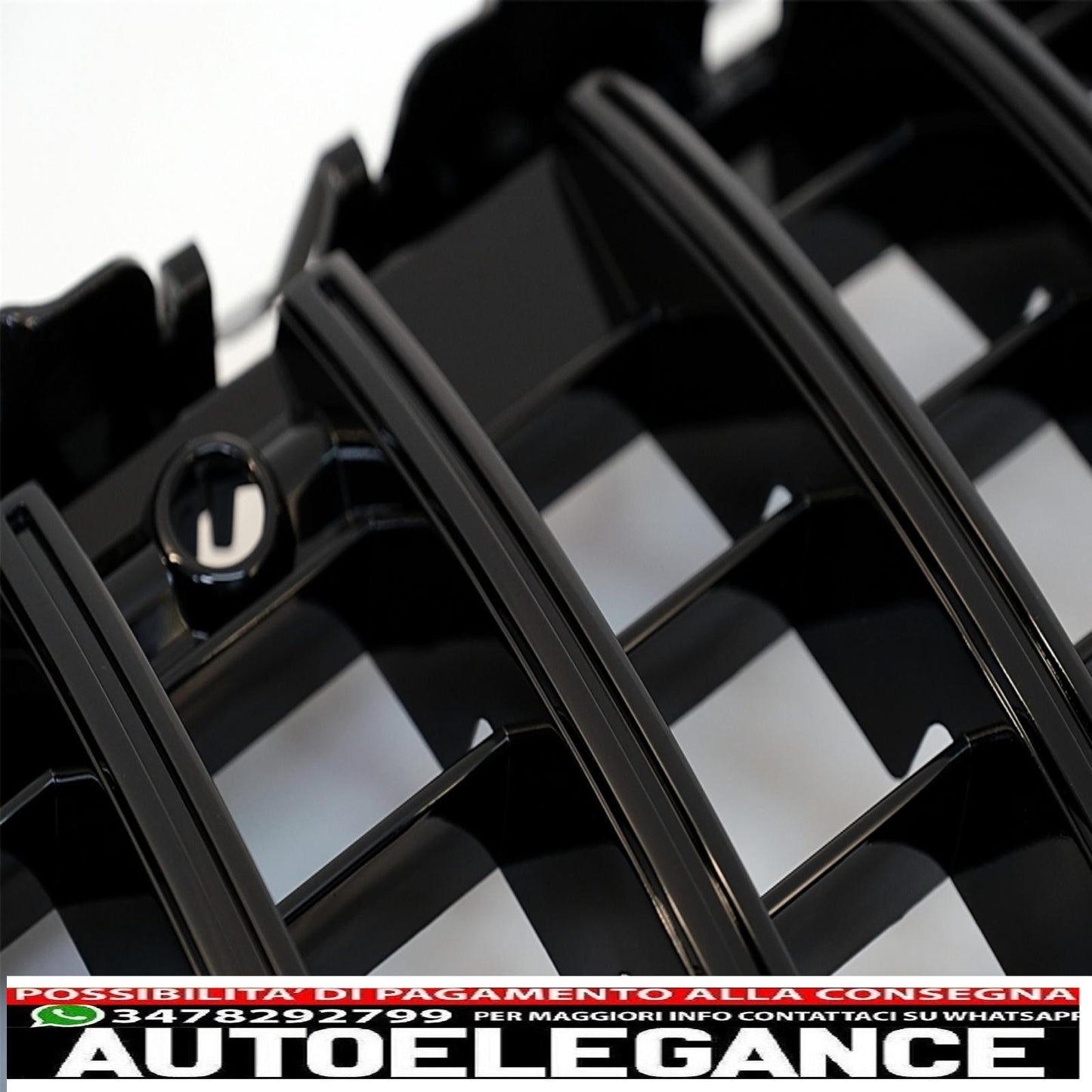 central grille suitable for mercedes cls class c257 (2018-up) panamericana gtr design all black