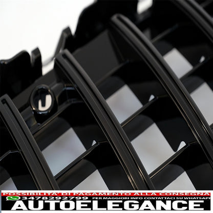central grille suitable for mercedes cls class c257 (2018-up) panamericana gtr design all black