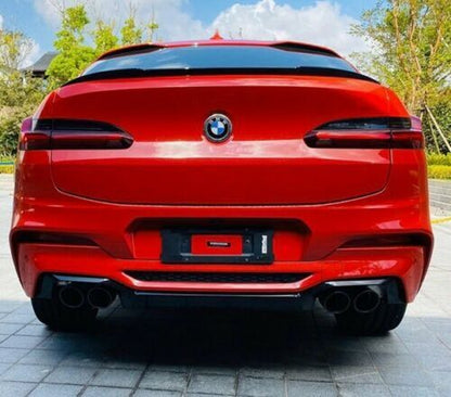 HOOD SPOILER SUITABLE FOR BMW X4 G02 SUV COUPE 2018+ M SPORT ABS-*