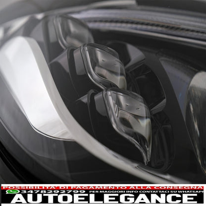 fari anteriori full led adatti per mercedes classe s w222 maybach x222 (2013-2017) look restyling