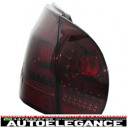 litec led rear lights suitable for vw golf 5 v (2004-2009) red/smoke with dynamic sequential turning light