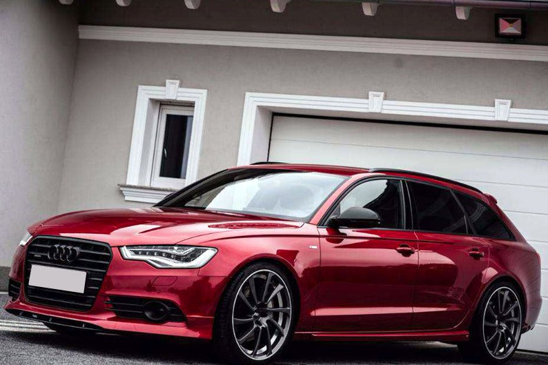 SOTTO PARAURTI ANTERIORE ADATTO PER AUDI A6 4G C7 2011-2014 LOOK TUNING GREZZO