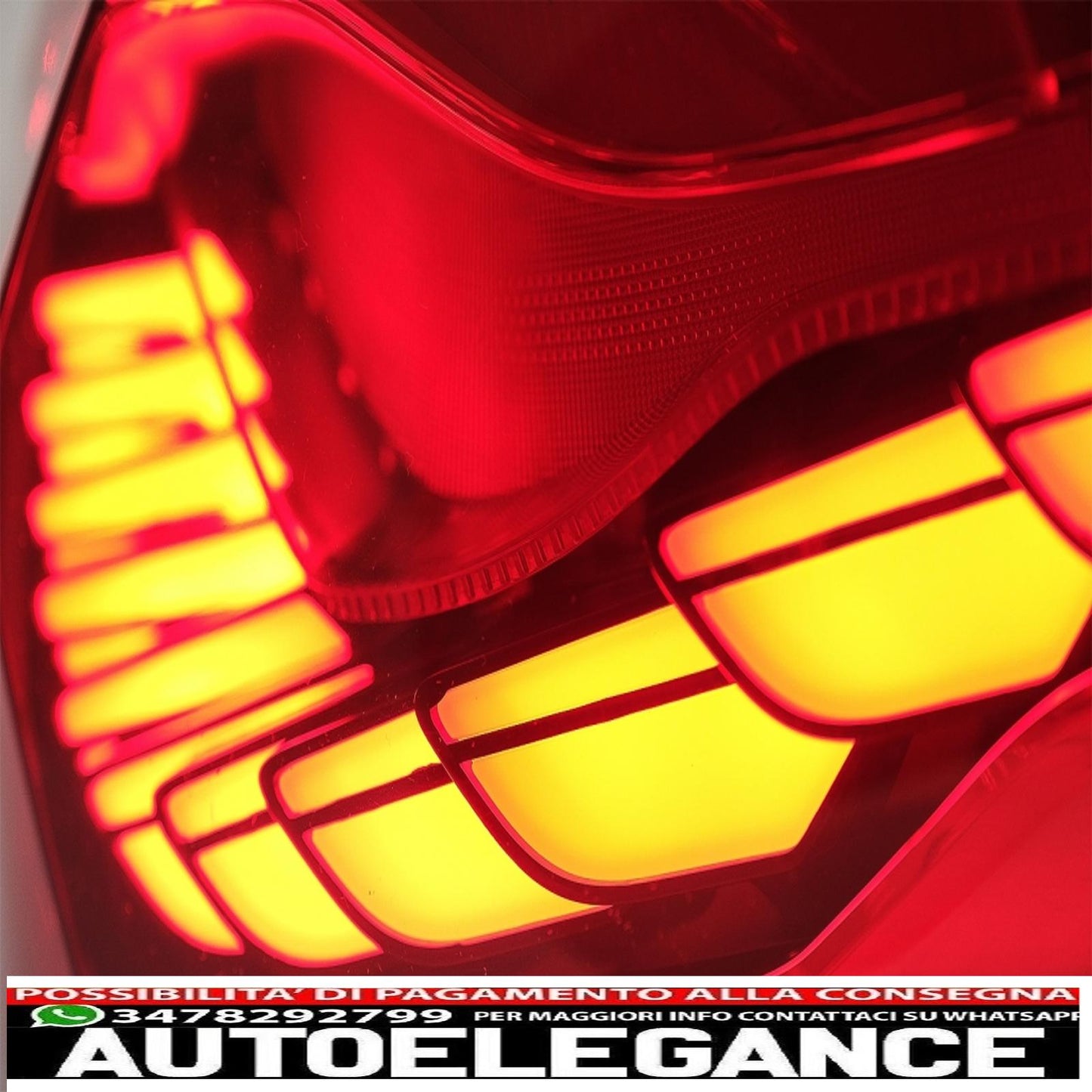fanali posteriori oled adatti per bmw serie 4 f32 f33 f36 m4 f82 f83 (2013-03.2019) rosso trasparente con luce di svolta sequenziale dinamica