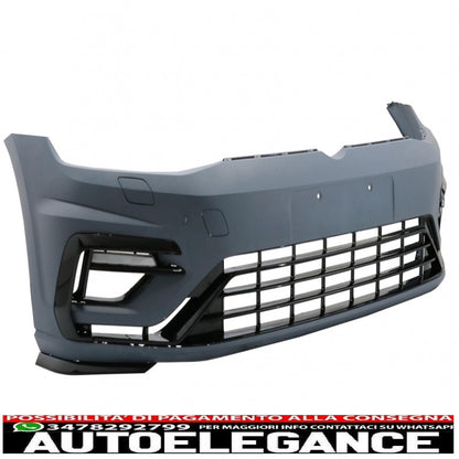 front bumper with led daytime running lights suitable for vw golf 7.5 (2017-2020) r design