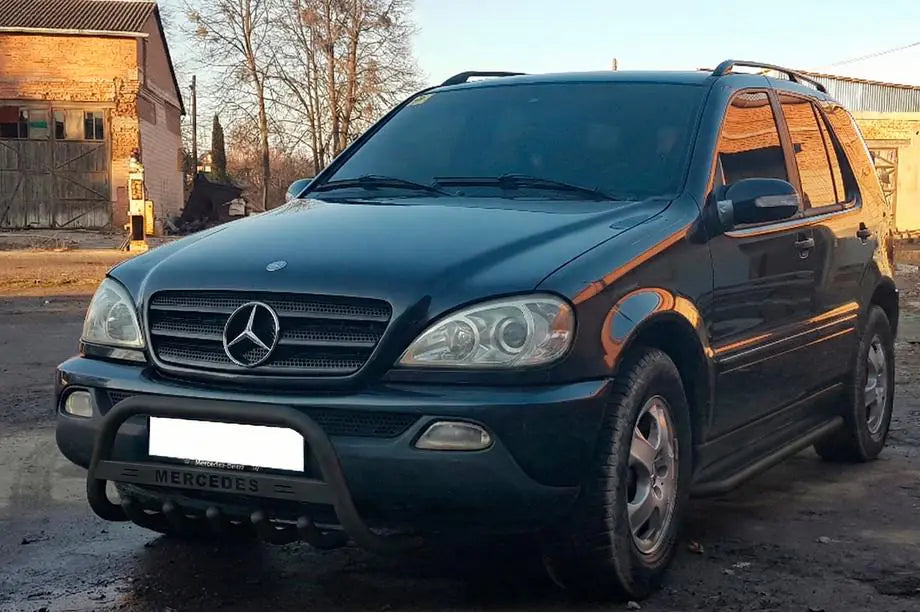 Mercedes ML W163 1997-2005 Bull Bar WT004 Black (Stainless Steel)