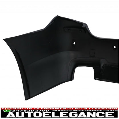 Rear Bumper Suitable for BMW 5 Series F10 (2011-2017) with M5 Design Carbon Fiber Dual Exhaust Tips