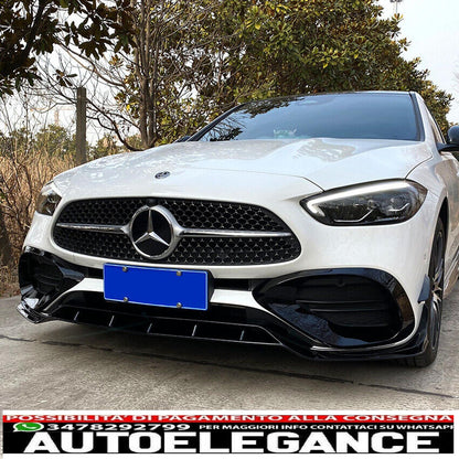spoiler anteriore labbro spoiler aero adatto per w206 s206 classe c amg line-mostra il titolo originaletesto originalefrontspoiler spoilerlippe spoiler aero passend für w206 s206 c-klasse amg line